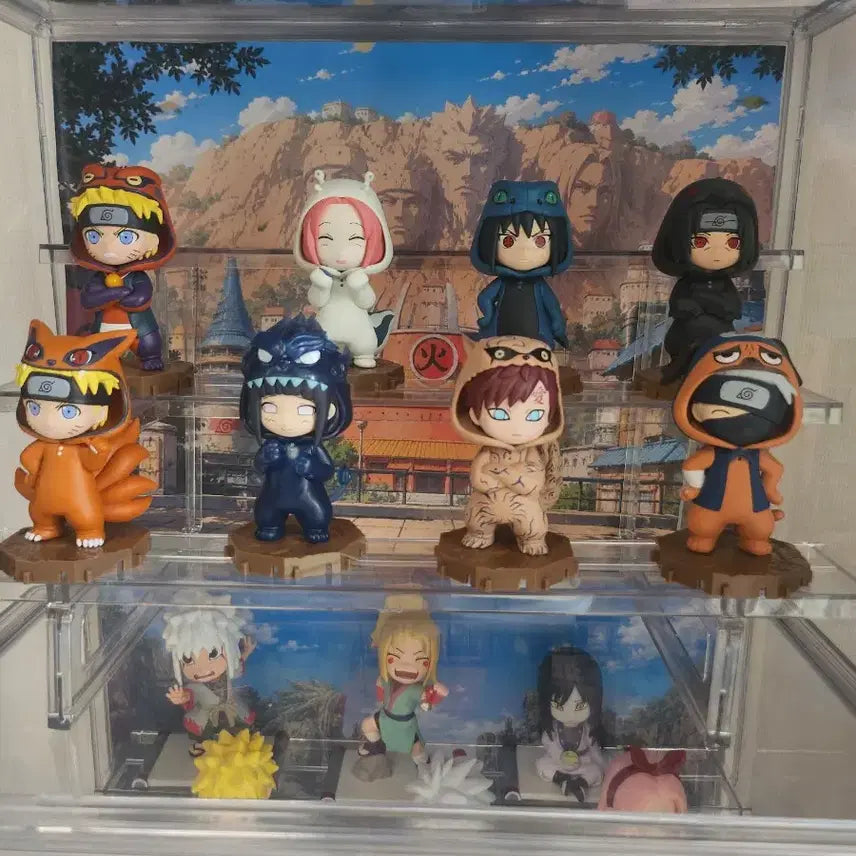 [BUNJANG] Bandai Naruto Pajama Figure 8 Types Bundle Set / 반다이 나루토 파자마 피규어 8종 일괄판매
