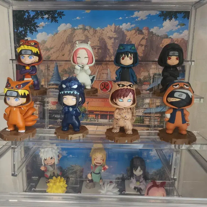 [BUNJANG] Bandai Naruto Pajama Figure 8 Types Bundle Set / 반다이 나루토 파자마 피규어 8종 일괄판매