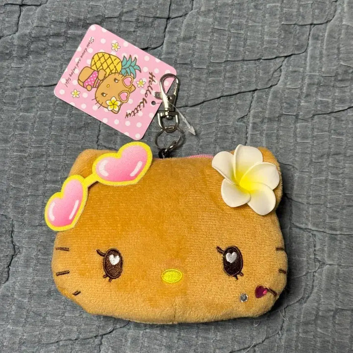[BUNJANG] Sanrio Tanning Kitty Pouch Keyring / 산리오 태닝키티 파우치 키링