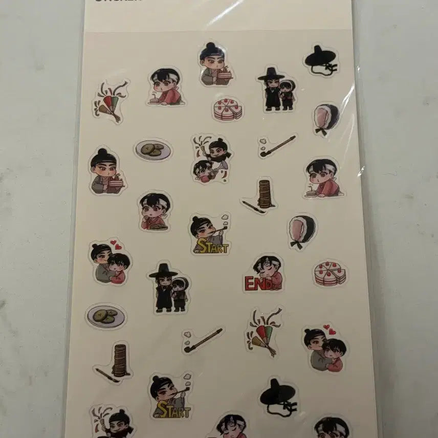 [BUNJANG] Yakshuk SD Clear Sticker Goods (Sealed) / 미개봉) 야화첩 SD 클리어 스티커 굿즈