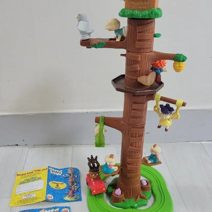 [BUNJANG] Vintage Burger King 2000 Rugrats Treehouse Playset / 빈티지 버거킹 2000년 러그랫 트리하우스 플레이세트