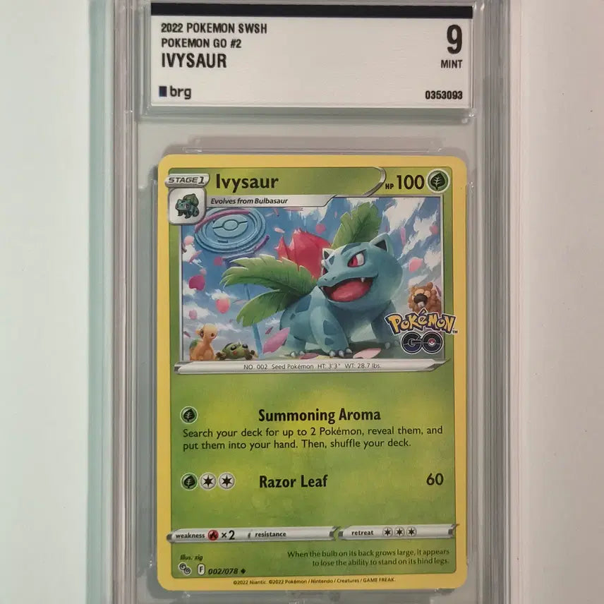[BUNJANG] Pokemon Go Venusaur CGC 9 North America / [북미] [brg 9등급 포켓몬고 이상해풀]