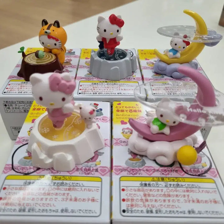 [BUNJANG] Sanrio Hello Kitty Cutie Tray Figure Bundle Set / 산리오 키티 큐티 트레이 피규어