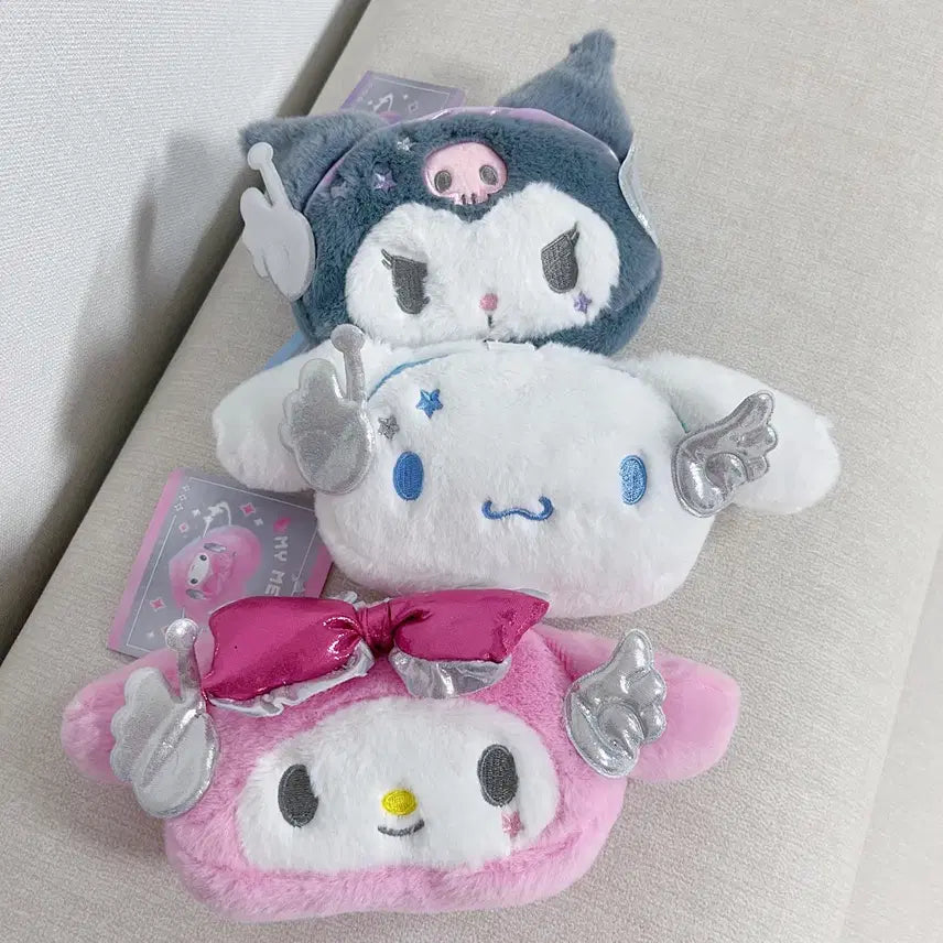 [BUNJANG] Sanrio Kuromi, Cinnamoroll, My Melody Pouch Set / 산리오 쿠로미 시나모롤 마이멜로디 파우치 3종 개당
