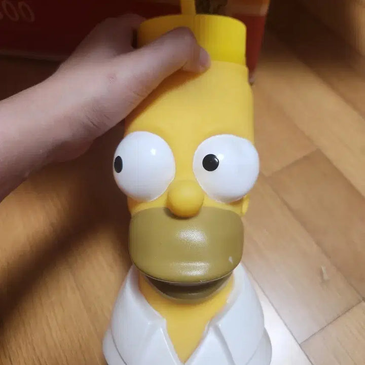 [BUNJANG] The Simpsons Homer Simpson Face Straw Bottle / 유니버셜 스튜디오 심슨 빨대컵 보틀
