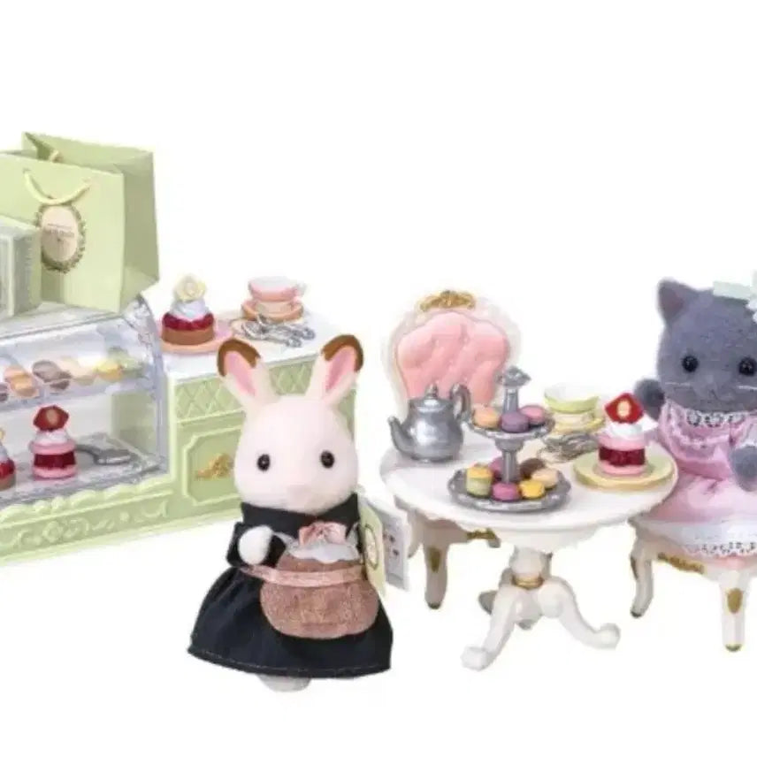 [BUNJANG] Sylvanian Families Ladurée Gelateria Shop Bundle / 실바니안 패밀리 라뒤레 + 젤라또 샵