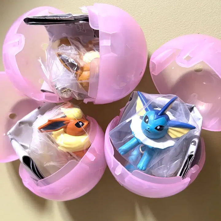 [BUNJANG] Pokemon Eevee Mascot Dangling Gacha - Eevee, Vaporeon, Flareon Bundle Set / 포켓몬스터 이브이 마스코트 대롱가챠 이브이 샤미드 부스터 일괄