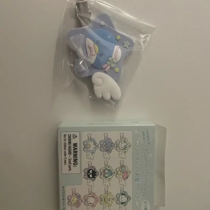 [BUNJANG] Sanrio Tuxedo Sam Sparkling Wish Hair Clip / 턱시도샘 머리핀 산리오 캐릭터 키라키라 반짝이 위시