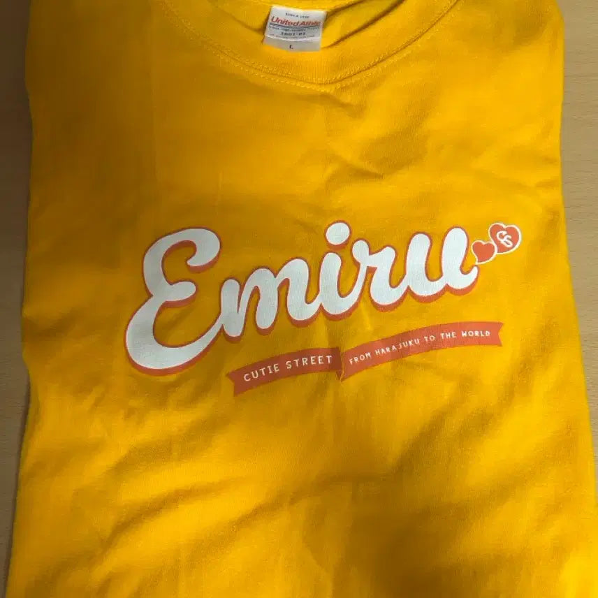 [BUNJANG] Cutie Street Kawamoto Emiru Short Sleeve T-Shirt Ver. 1 / 큐티스트리트 카와모토 에미루 반팔 티셔츠 ver.1