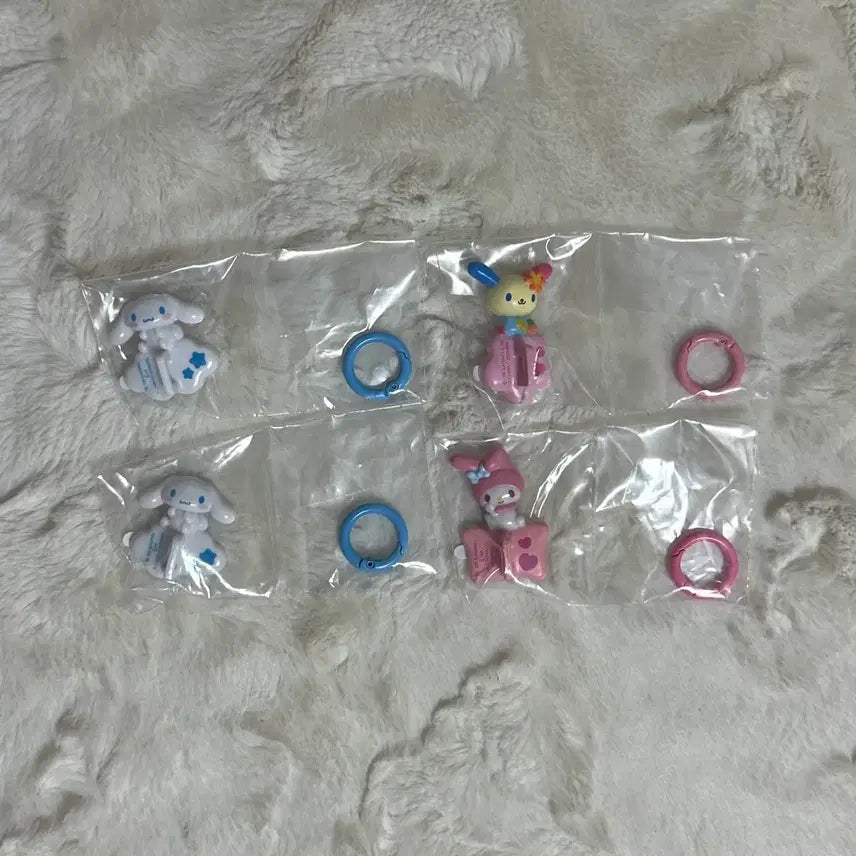 [BUNJANG] Sanrio Characters Keyring Hanger Bundle Set My Melody Cinnamoroll Usahana / 산리오 캐릭터즈 키링 행거 일괄 양도 폰걸이 가챠 마이멜로디 시나모롤 우사하나