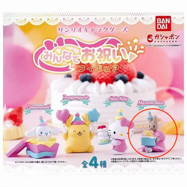 [BUNJANG] Sanrio Marron Cream All Together Celebration Edition Plush / 산리오 모두 함께 축하해요 마론크림