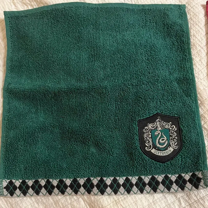 [BUNJANG] Harry Potter Hand Towel Gryffindor &amp; Slytherin Bundle / 해리포터 핸드타올 그리핀도리, 슬리데린 일괄판매