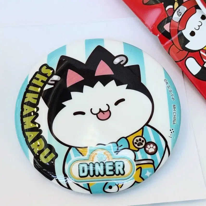 [BUNJANG] Naruto Megacats Diner Shikamaru Nara Can Badge / 나루토 메가캣 디너 DINER 캔뱃지 - 나라 시카마루