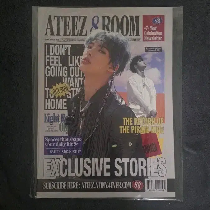 [BUNJANG] ATEEZ 8 ROOM 7th Anniversary Newsletter Mingi Photocard / 에이티즈 ATEEZ 에잇룸 8 ROOM 7주년 뉴스레터 민기 양도