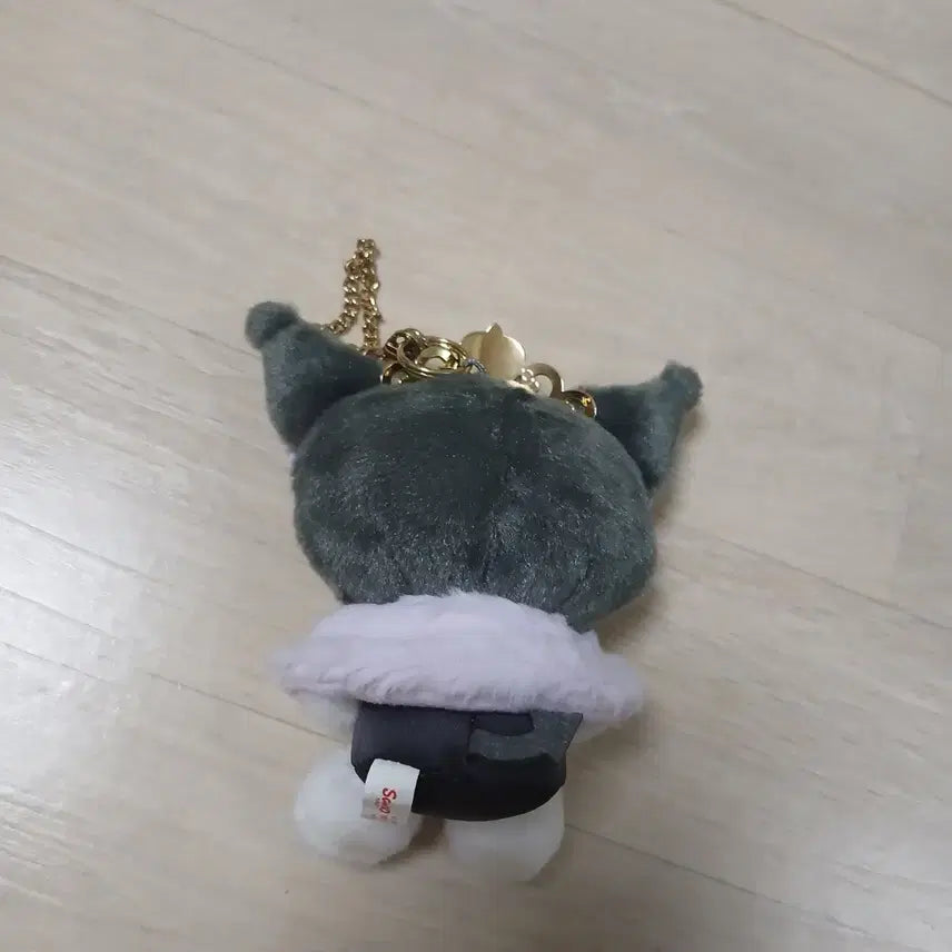 [BUNJANG] Sanrio Kuromi Sparkling Tiara Mascot Doll Keychain / 산리오 설레는 티아라 마스코트 보라 왕관 쿠로미 인형 키링