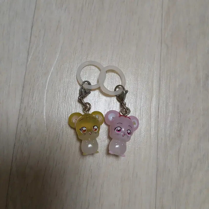 [BUNJANG] Ojamajo Doremi Hana Meshi Hamster Charm Gacha Figure Set / 꼬마 마법사 레미 하나 메지루시 햄스터 키링 가챠 피규어