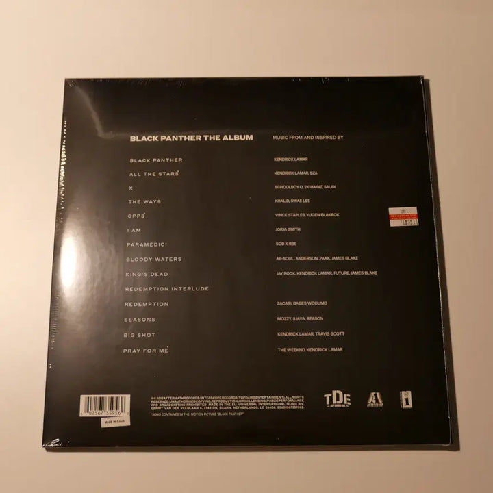 [BUNJANG] Kendrick Lamar Black Panther The Album 2LP 2018 EU First Pressing Sealed Vinyl / [LP] [미개봉] 켄드릭 라마 - Black Panther The Album (2018 유럽 초반)
