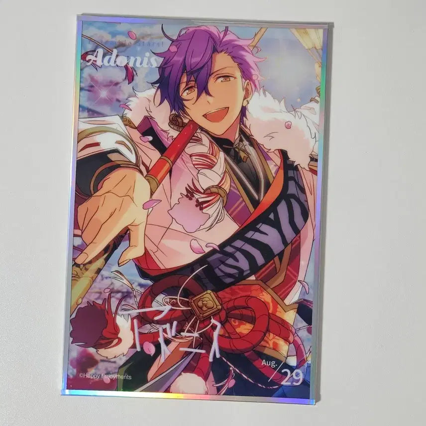 [BUNJANG] Ensemble Stars Adonis Chugyoku China Offline Exclusive Shikishi / 앙스타 아도니스 중스타 중국 오프라인 한정 색지