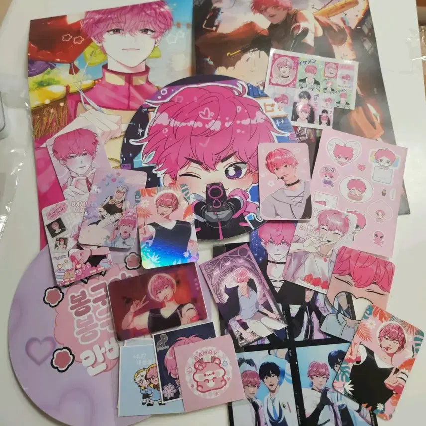 [BUNJANG] PLAVE Bambi Unofficial Goods Bundle Set / 플레이브 밤비 생카 럭드 비공식 굿즈 일괄 판매