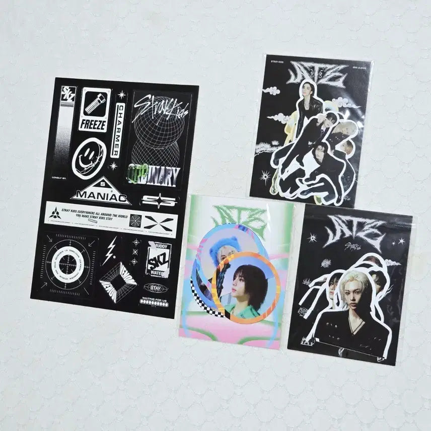 [BUNJANG] Stray Kids ATE Lucky Draw Sticker Pack Set / 스트레이키즈 초도한정 스티커팩 세트