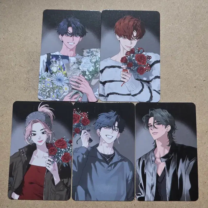[BUNJANG] ZEROBASEONE Sung Han Bin SEVENTEEN Sketch Visit Photocard Bundle Set / 비온 스케치 방문 포카 포토카드 5종 일괄 양도 이경 도백운