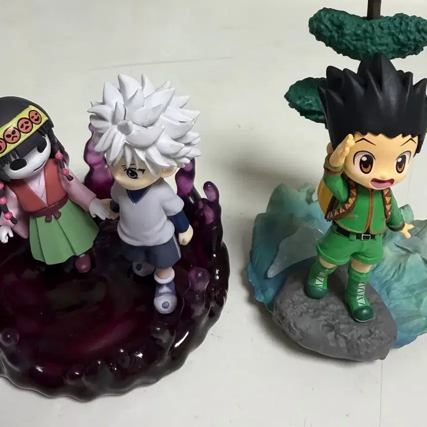 [BUNJANG] Hunter x Hunter Gon Freecss Killua Zoldyck Alluka Desktop Figure Set / 헌터헌터 곤 키르아 아르카 데스크탑 6탄 피규어