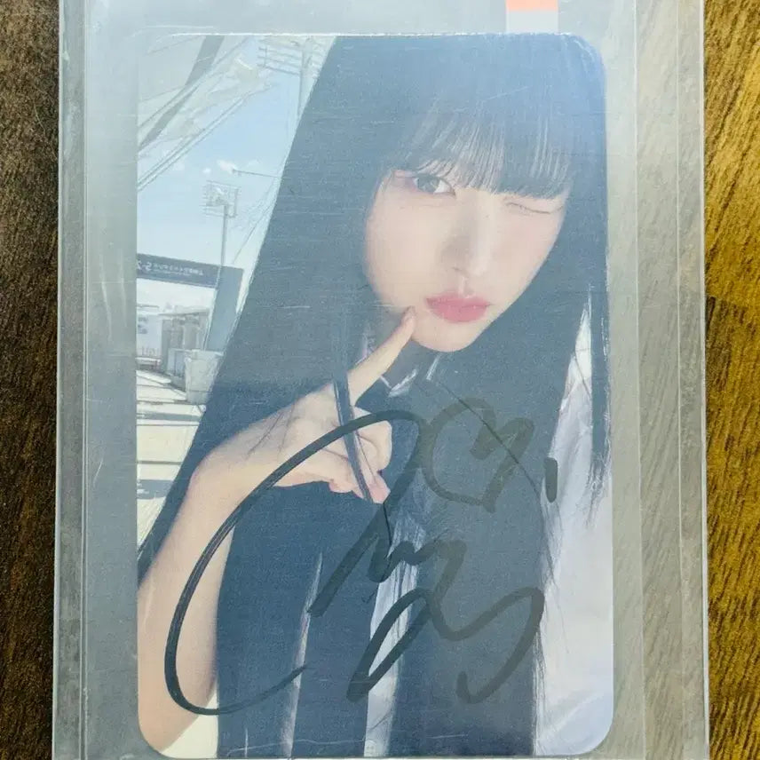 [BUNJANG] Rizenne Mina Signed Photocard / 리센느 미나미 싸인 포토카드 싸포