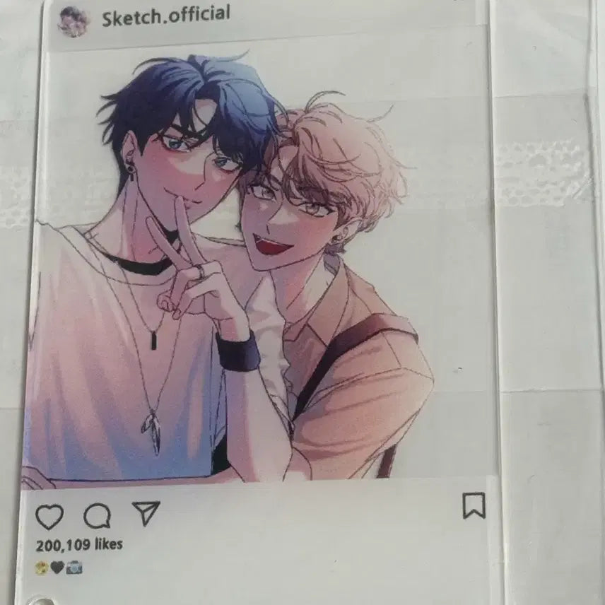 [BUNJANG] Sketch Acrylic Photocard / 스케치 아크릴 포카 양도