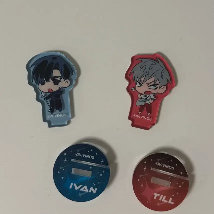 [BUNJANG] A Stage Ivan &amp; Till Mini Acrylic Stand Bundle Set / (개봉전시품일괄) 에이스테 이반 &amp; 틸 미니 아크릴 스탠드 판매