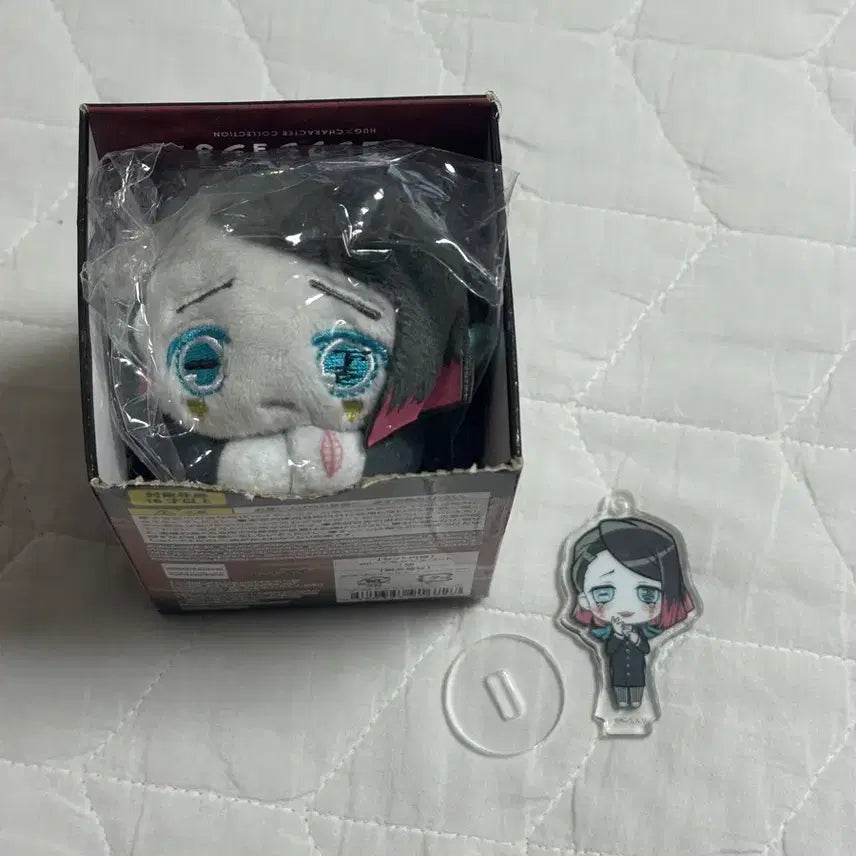 [BUNJANG] Demon Slayer Enmu Hug Character &amp; Mini Acrylic Bundle Set / 일괄) 귀멸의 칼날 엔무 허그캬라 + 미니이크릴