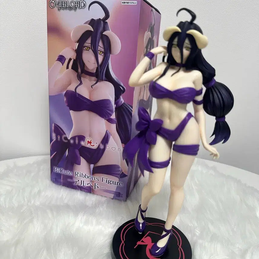 [BUNJANG] Overlord Albedo Big Cute Ribbons Figure / 오버로드 알베도 빅큐트 리본즈 피규어
