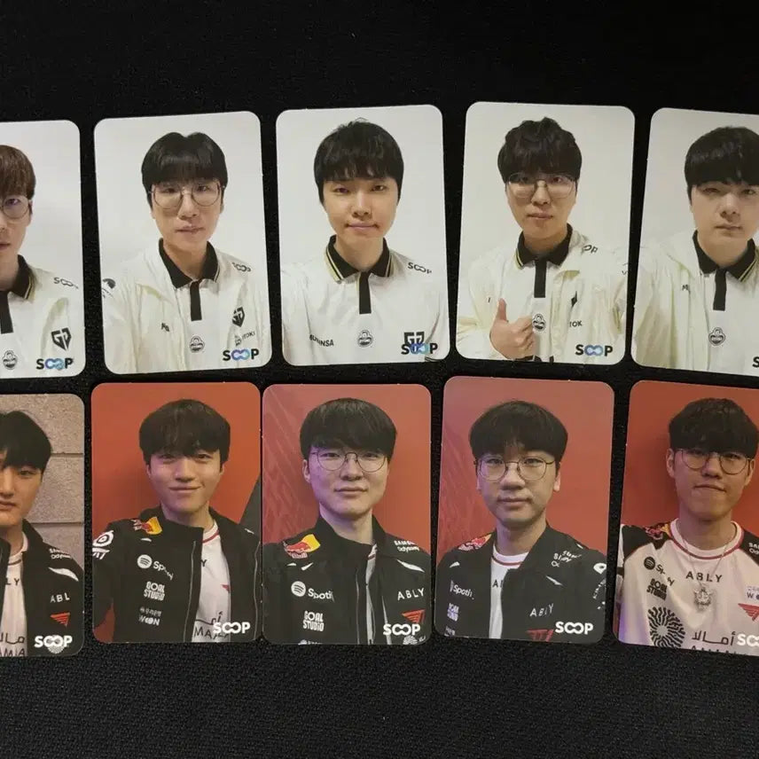 [BUNJANG] T1 GEN SOOP Photocard Bundle Set / [일괄] MSI 팬페스타 T1 GEN SOOP 티원 젠지 숲 포카 세트