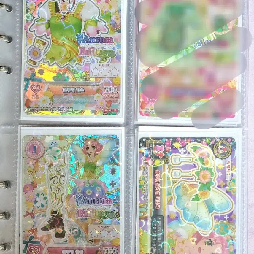 [BUNJANG] Aikatsu Cherry Blooming Flower Set Skirt Excluded 3 Types / 아이엠스타 카드 체리 블루밍 플라워 세트 치마 제외 3종