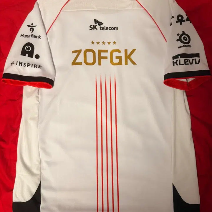 [BUNJANG] T1 2024 World Championship Jersey L Size Faker / 2024T1월즈 챔피언십 유니폼(zofgk마킹) L사이즈