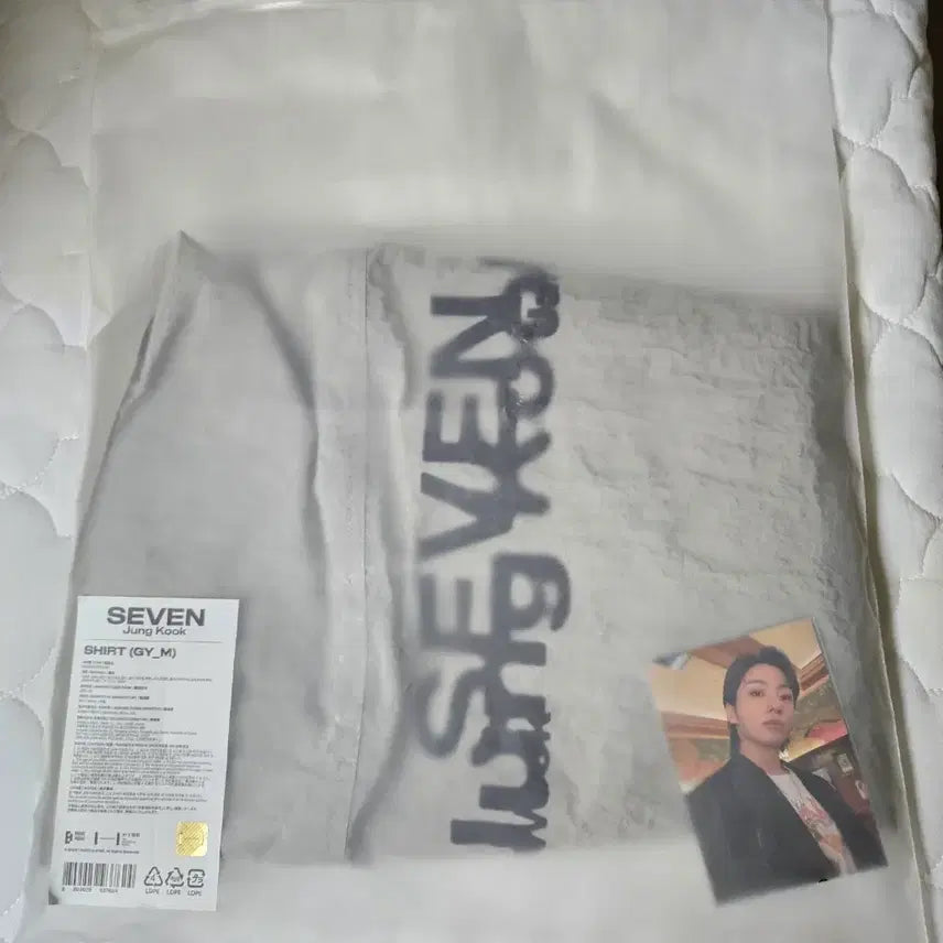 [BUNJANG] BTS Jungkook Seven Shirt M Size Unused / 방탄 정국 세븐 셔츠 M 미사용 원가 절반가로 급처합니다