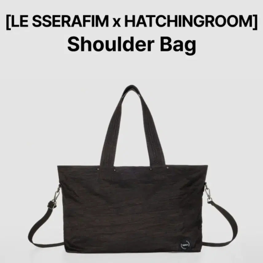 [BUNJANG] LE SSERAFIM x HATCHINGROOM Collaboration Shoulder Bag Black / 르세라핌 X 해칭룸 숄더백 블랙
