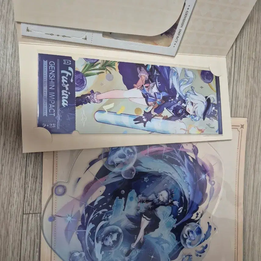 [BUNJANG] Genshin Impact Furina Acrylic Stand &amp; Ticket Set / 원신 푸리나 아크릴스탠드 푸리나 티켓
