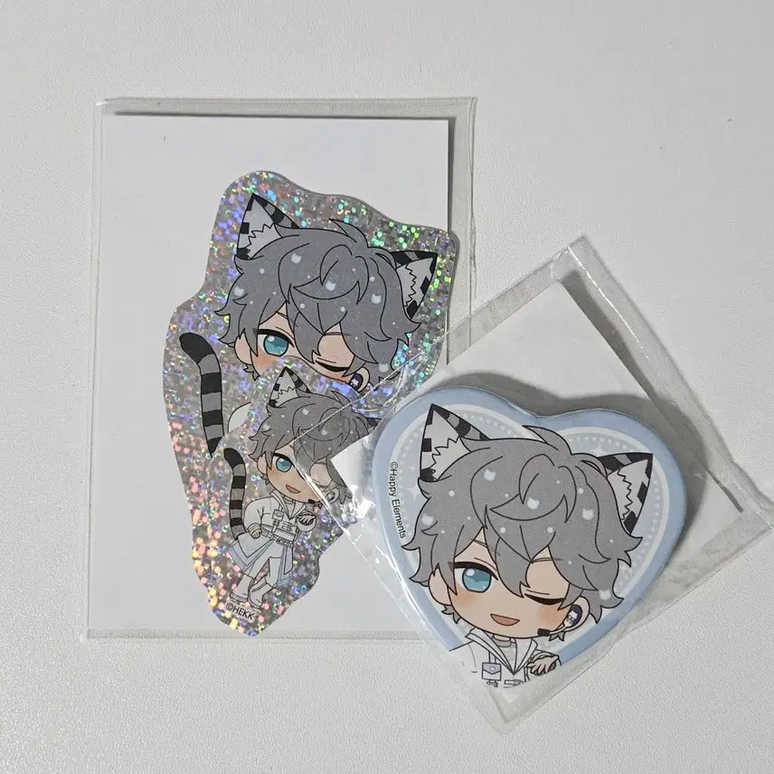 [BUNJANG] Ensemble Stars Sena Izumi Nanajatown Can Badge Sticker Set / 앙스타 세나 이즈미 난쟈타운 캔뱃지 뱃지 스티커