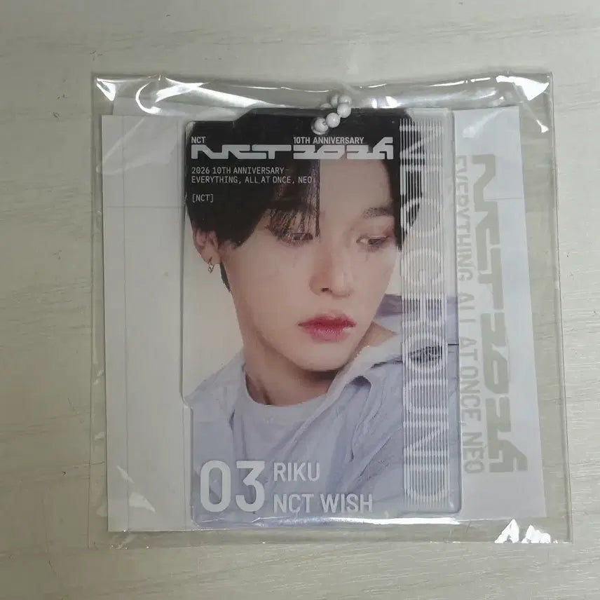 [BUNJANG] NCT NCT WISH Riku 10th Anniversary Neoground Pop-up Lenticular Photocard / 엔시티 10주년 네오그라운드 팝업 렌티큘러 리쿠 nctwish 엔시티위시