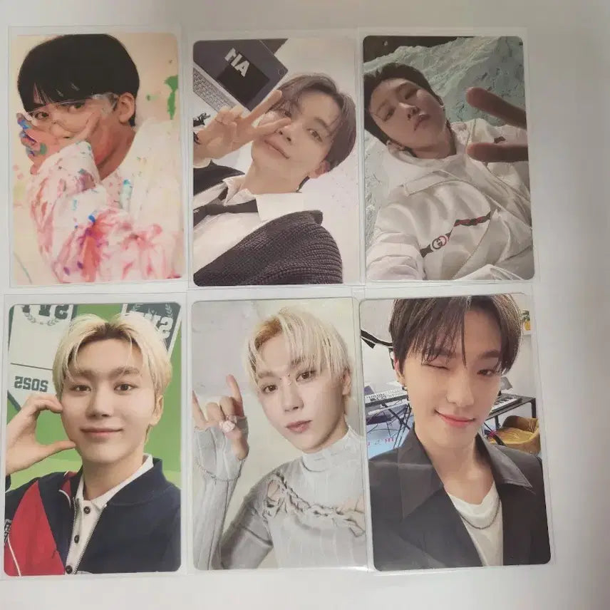 [BUNJANG] SEVENTEEN Jeonghan The8 Seungkwan Dino Album Photocard Bundle Set / 세븐틴 정한 디에잇 승관 디노 포토카드 6장 앨포 포카 일괄
