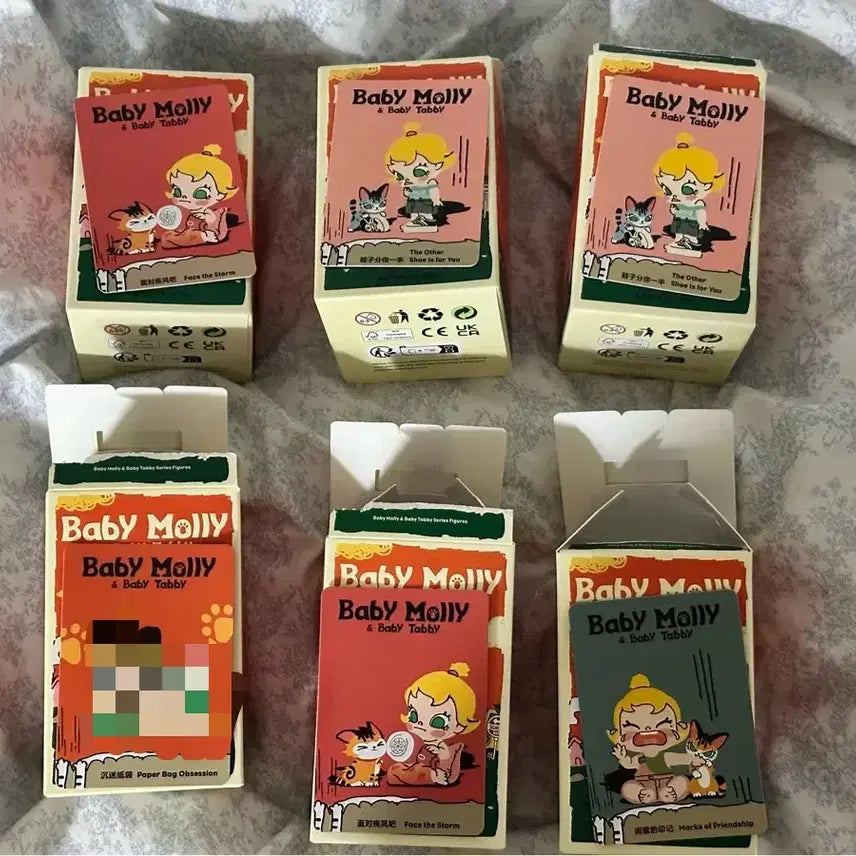 [BUNJANG] Pop Mart Baby Molly &amp; Baby Tabby Series / [팝마트] 베이비 몰리 &amp; 베이비 태비 시리즈