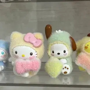 [BUNJANG] Sanrio Heart Costume Set + Pochacco Forest Friends Figure Bundle / 산리오 하트코스튬 6종