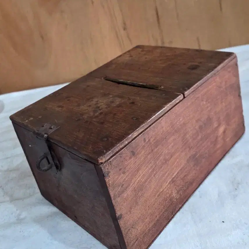 [BUNJANG] 1950s-1960s General Store Wooden Money Box / 근대사/ 5 ~ 60년대 점빵 나무 돈통