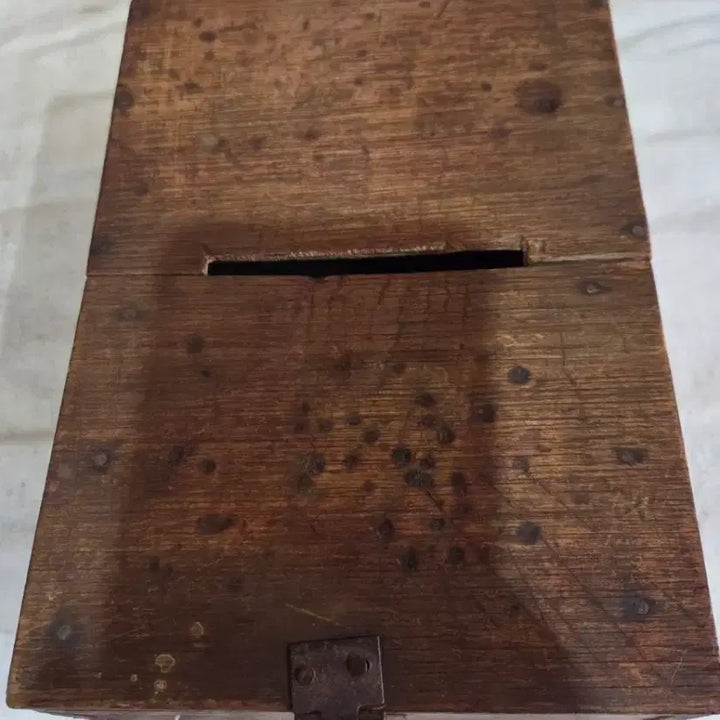 [BUNJANG] 1950s-1960s General Store Wooden Money Box / 근대사/ 5 ~ 60년대 점빵 나무 돈통
