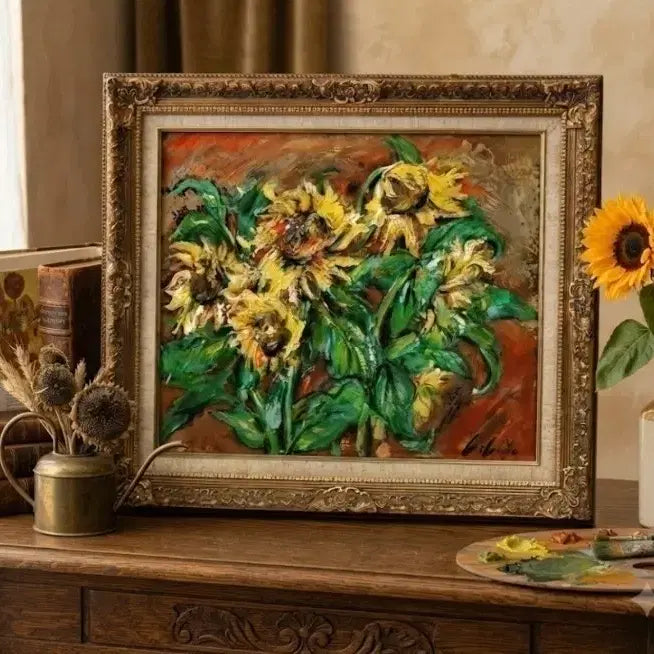[BUNJANG] Sunflower Oil Painting / 해바라기 유화
