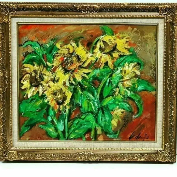 [BUNJANG] Sunflower Oil Painting / 해바라기 유화
