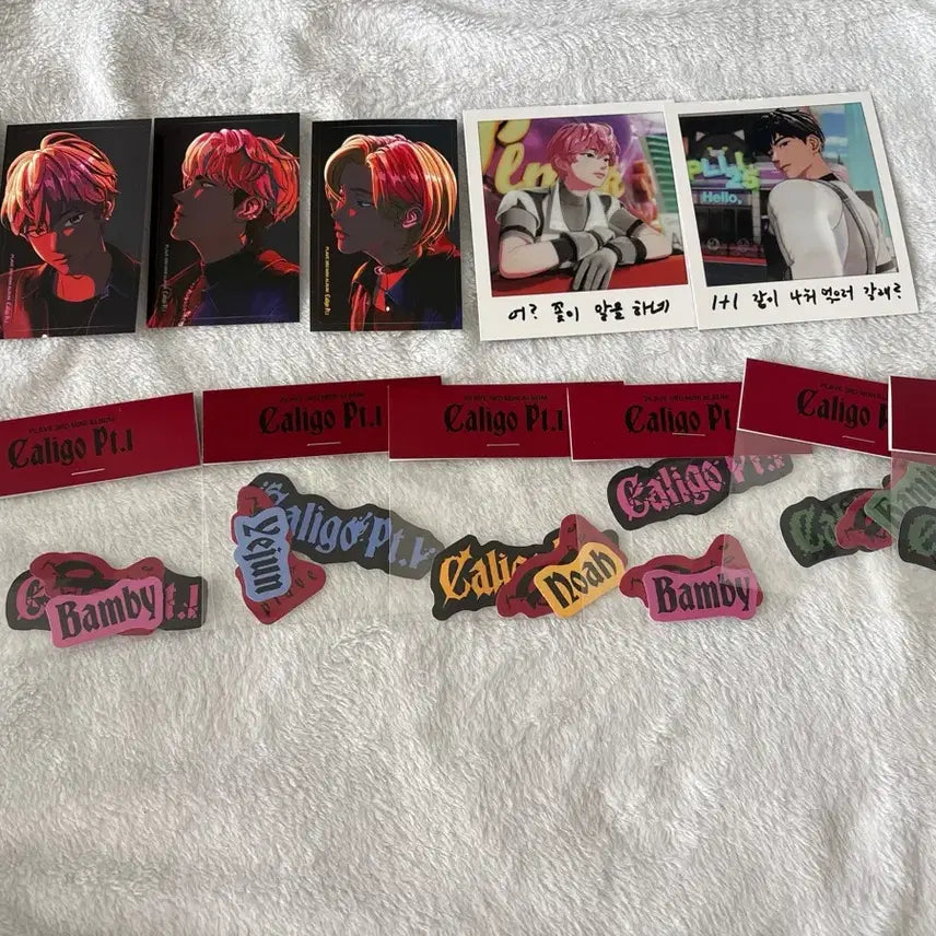 [BUNJANG] PLAVE Caligo Album Bundle Set Accessories / 플레이브칼리고 앨범 부속품 일괄판매