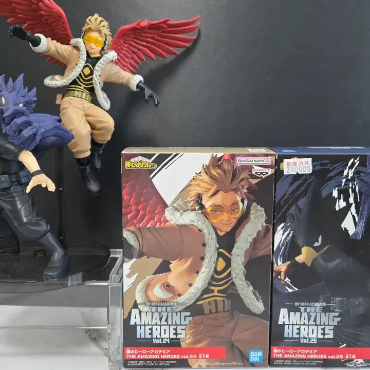 [BUNJANG] My Hero Academia The Amazing Heroes Hawks &amp; Tokoyami Figures (Vol. 24 &amp; 25) / 나히아 더 어메이징 히어로즈 vol.24 호크스, vol.25 토코야미 피규어 나의히어로아카데미아