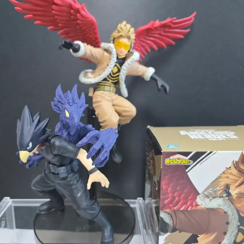 [BUNJANG] My Hero Academia The Amazing Heroes Hawks &amp; Tokoyami Figures (Vol. 24 &amp; 25) / 나히아 더 어메이징 히어로즈 vol.24 호크스, vol.25 토코야미 피규어 나의히어로아카데미아