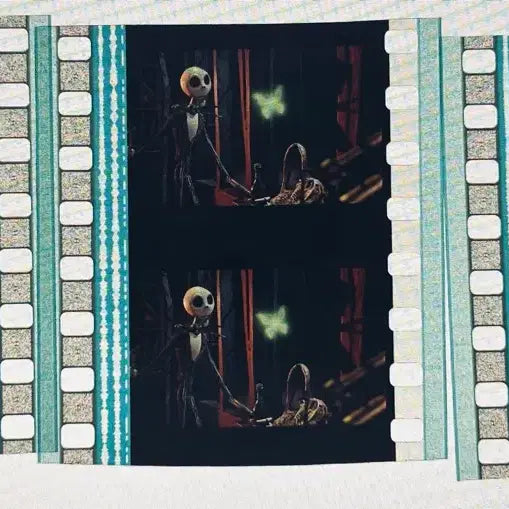 [BUNJANG] The Nightmare Before Christmas Film Cut Set (5 Pieces) / 크리스마스의 악몽 필름컷 5매 / 영화 필름 / 팀 버튼